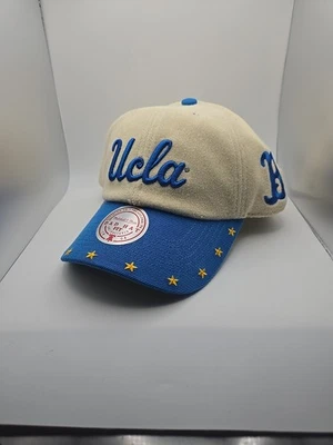 Mitchell & Ness NCAA UCLA Bruins Dune Dad Hat Terry Cloth Adjustable Cap New - Image 1 of 4