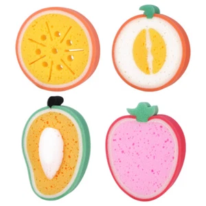 4PCS Body Sponges Scrubbers Baby Adult Bath Sponge Bathing Body Cleaning Sponge - Picture 1 of 9