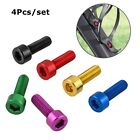 4Pcs Bike Water Bottle Cage Holder Bolts Screws Bicycle Hex Socket Screw M5x15mm