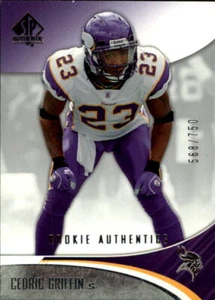 A7893- 2006 SP Authentic #93 Cedric Griffin RC /750 - Picture 1 of 2