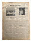 Lou Gehrig No 4 Retired by New York Yankees 1940 NY Times Newspaper + Boat Show