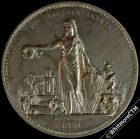1891 Sweden Gotenburg Exhibition Medal 53mm By Exvall. White metal.