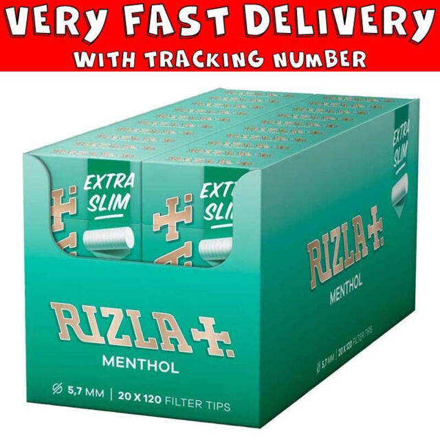  Rizla 20x Ultra Slim Filter Boxes of 120 5.7 mm : Electronics
