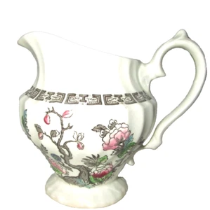Vintage Indian Tree Porcelain Creamer with Handle Made in England Myott Chips - Picture 1 of 8