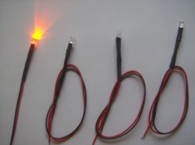 LED NARANJA 5MM SE ADAPTA A CHRYSLER ACURA BUICK CHEVY DODGE HYUNDAI KIA FORD GEO  Foto 1 de 2