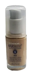 Covergirl TruBlend Foundation W/ Blendable Minerals 460 Classic Tan 1oz Lot Of 1 - Picture 1 of 2