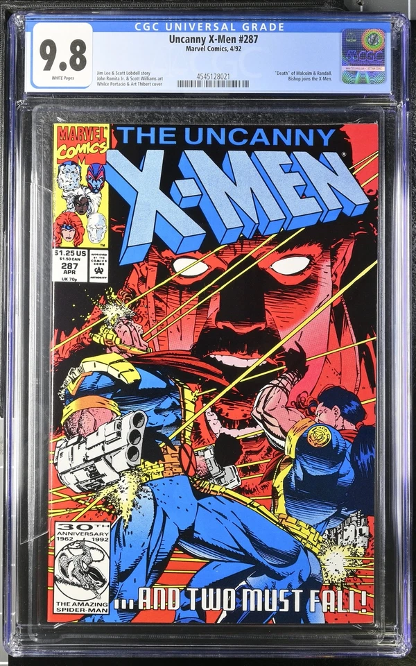 Uncanny X-Men #287 CGC NM/M 9.8 White Pages Marvel 1992 - Image 1 of 2