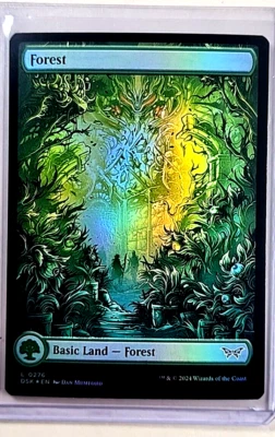 2024 MTG Magic the Gathering Duskmourn House of Horrors Foil #276 Forest Land - Image 1 of 2