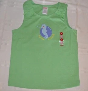 Gymboree MERMAID MAGIC Green Tank Top Seahorse Horsin' Around NWT 8 9 - Picture 1 of 2