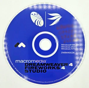 Macromedia Dreamweaver 4 Fireworks 4 Studio Lernversion, Windows CD - Bild 1 von 1