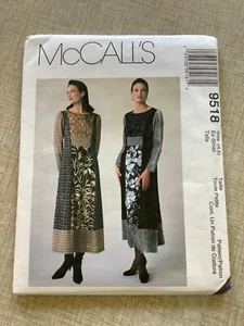 McCalls SEWING PATTERN 9518 Misses PULLOVER DRESSES Sizes 4-6 UNCUT - Picture 1 of 3