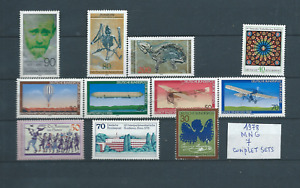 2 ) GERMANY 1978 : ALBUM PAGE WITH 7 COMPLET SETS MNG STAMPS - THEMATIC