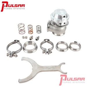PSR NEW GENERATION WASTEGATE Silver 38mm Dual Vband External Wastegate - Picture 1 of 7