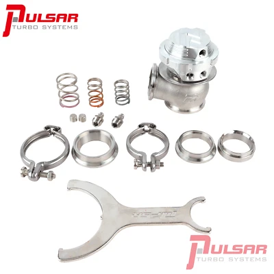 PSR NEW GENERATION WASTEGATE Silver 38mm Dual Vband External Wastegate - Image 1 of 4