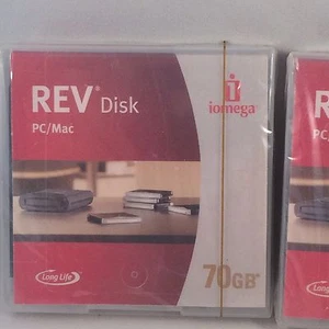 Iomega 70 GB REV Disk For PC MAC 31159703 New Sealed - Picture 1 of 2