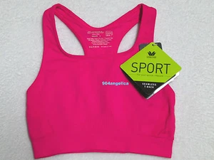 Wacoal Seamless Wire-Free T-Back Sports Bra #852243 Small Pink NWT - Picture 1 of 2