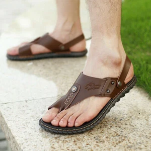 Verano Nuevas Sandalias Informales Para Hombre Zapatos de Playa Toboganes Zapatillas Chanclas Transpirables - Imagen 1 de 15