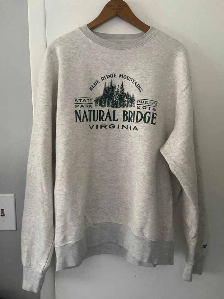 Толстовка женская Blue Ridge Mountains State Park большая натуральный мост Virginia - Изображение 1 из 4