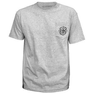 HK Army T-Shirt - Illuminati Pocket Tee - Athletic Heather - Small - Picture 1 of 2