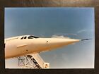 Concord nose at Duxford Real Photo Postcard and signed by Peter Cooper Nr G-AXDN
