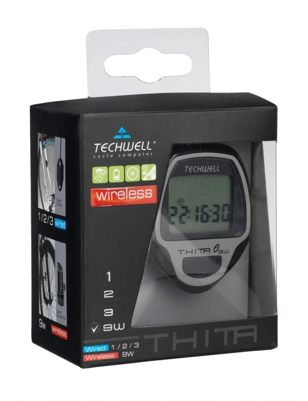 Ciclocomputer 9F Bici Contachilometri Techwell Wireless Senza Filo Mtb Corsa - Immagine 1 di 1