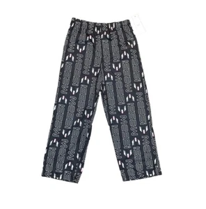 Messi Collection Black White Pink Gray Girls Pajama Pants Small 6/7 NWT - Picture 1 of 5