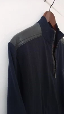 PAUL & SHARK - Half zip sweater w lamb details - Sz XL (Fits L) - Image 1 of 4