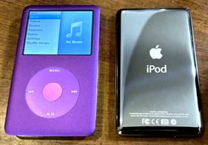 Apple iPod classic 6th Generation 80gb Purple Pink Silver Back - Picture 1 of 3