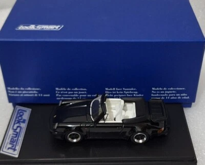 Porsche 911 (930) Cabrio Turbo Look 1985 Black 1:43 LOOKSMART LS361B RARE!! (7) - Image 1 of 4