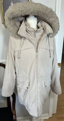 Croft & Barrow Abrigo Chaqueta Mujer Talla Grande Extraíble Capucha Doble Cremalleras Acolchado Foto 1 de 4