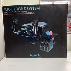 Logitech G PRO Sistema de Yugo de Vuelo, Yugo y Acelerador de Simulación Profesional - Imagen 1 de 4