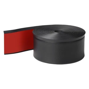 Vinyl Wall Base Baseboard Molding Trim 4"x 40FT Flexible Self Adhesive Black - Picture 1 of 7