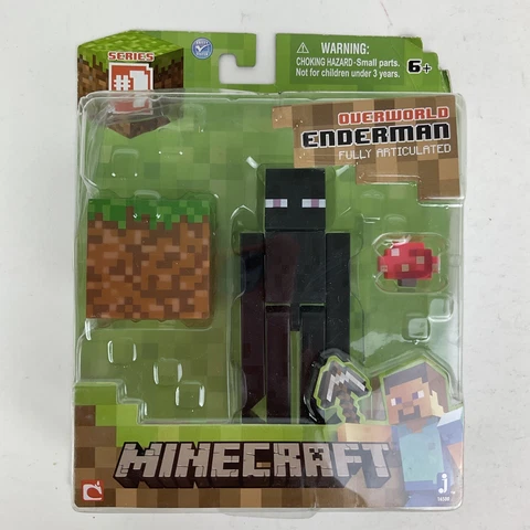 Minecraft Overworld Enderman  Fully Articulated Figure Series #1 New Cover