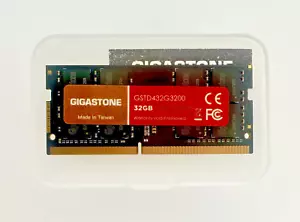 Gigastone 32GB DDR4 3200MHz SO-DIMM RAM module - Picture 1 of 3