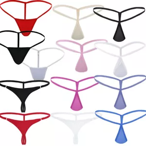 Women's Mini G-string Bikini Briefs Panties Underwear Thongs Underpants Knickers - Picture 1 of 54