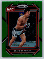 Brandon Royval 2023 Panini Prizm UFC Green Prizm #133