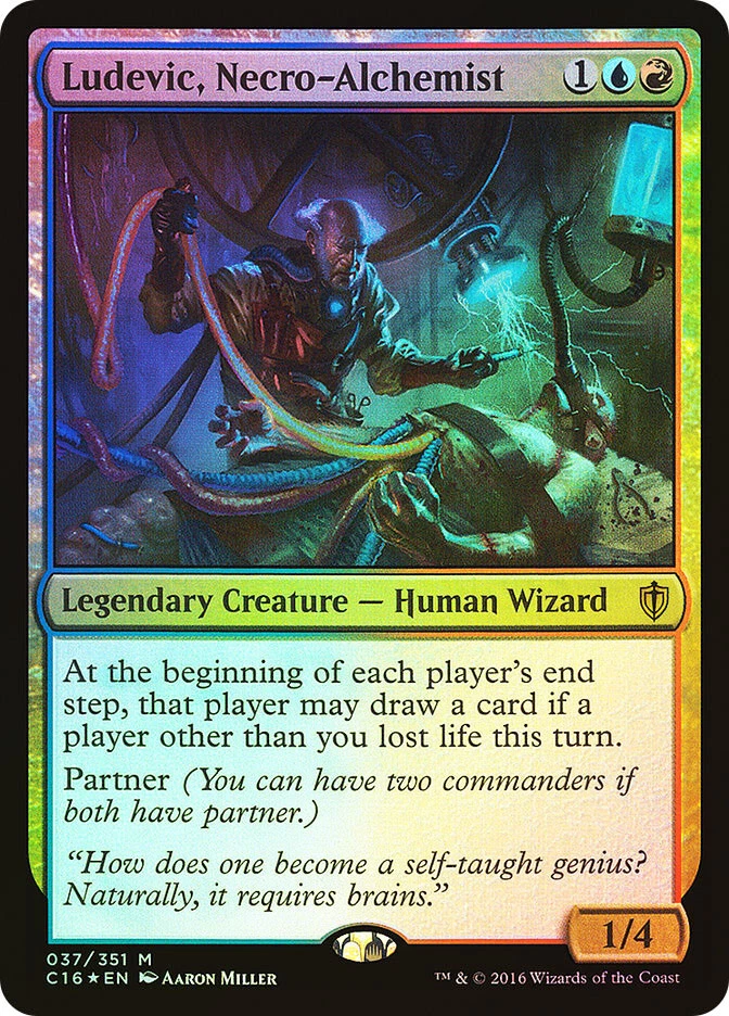 MTG FOIL Ludevic, Necro-Alchemist  - Commander 2016 #37 - Image 1 of 1