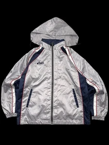 asics japanese metallic windbreaker archive - Picture 1 of 4