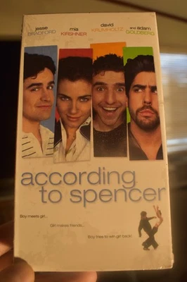 ACCORDING TO SPENCER VHS Jesse Bradford Mia Kirshner David Krumholtz BRAND NEW - Image 1 of 4