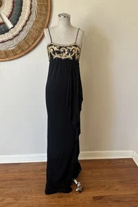 Vintage 60s Morton Myles Grecian Goddess Beaded Dress Woman's XS - Bild 1 von 10