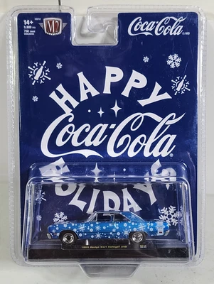 M2 Machines 1969 Dodge Dart Swinger 340 Happy Holidays Coke Christmas Toy Car  - Image 1 of 4