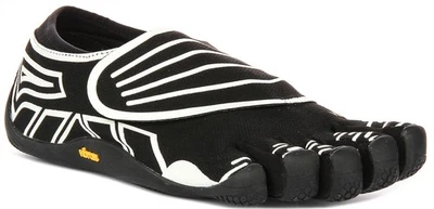 Vibram Five Fingers Micro Tracción Punta Zapatos Hombre en Negro Blanco GB 7-13 - Imagen 1 de 4