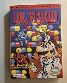 Dr. Mario NES Nintendo Box Only - Excellent Condition - No Game No Manual 1990