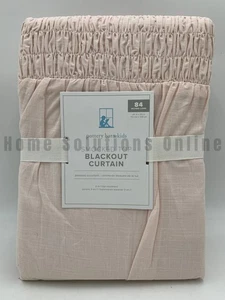 Pottery Barn Kids gesmokter Verdunkelungsvorhang Rouge Pink 44" x 84" #Q8B - Bild 1 von 3