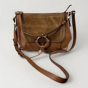 See By Chloe Joan Small Shoulder Crossbody Leather Bag Caramello - Picture 1 of 12