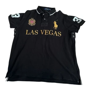 Polo Ralph Lauren Herren XL Las Vegas City Nummer 3 Big Pony Luxus PRL Chief Crest - Bild 1 von 9