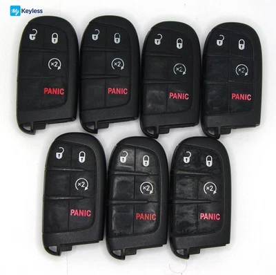 Lot x8 OEM Jeep Renegade 2015-2022 Smart Key Remotes M3N-40821302 - Image 1 of 2