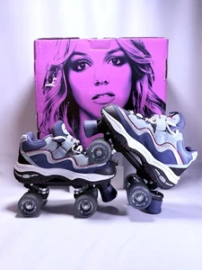 Vintage Britney Spears 4 Wheelers Rollschuhe US Größe 6 Quad Skates Retro - Bild 1 von 18