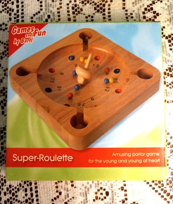 Super-Roulette by Bartl New in Box Sealed Wood Made in Germany Fun All Ages - Image 1 of 4