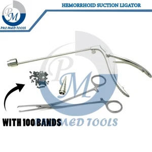 Hemorrhoid Suction Ligator With 100 Free Bands Surgical Instruments kit - Picture 1 of 4
